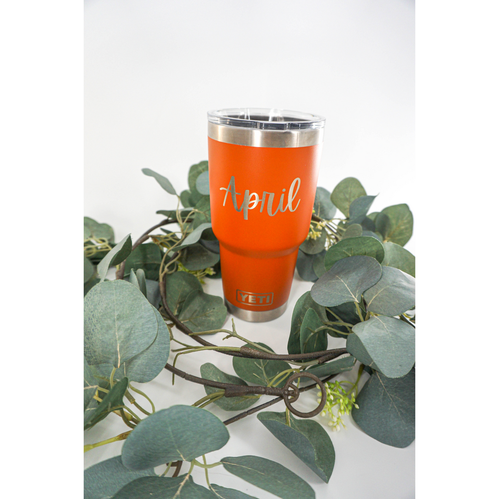 Personalized Engraved YETI® W/ Lid Wine Tumbler Bridesmaid 