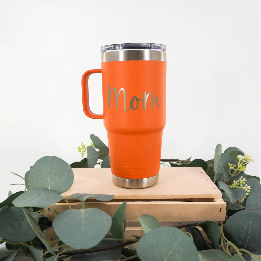 PERSONALIZED Authentic 25oz/35oz YETI Straw Mug - Box Design -  ImpressMeGifts