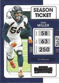 Khalil Mack 2021 Panini Contenders Football Season Ticket Card #16 Chicago  Bears