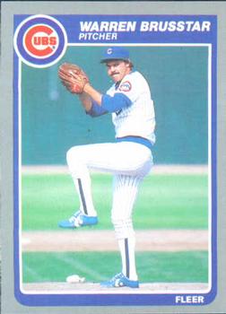 1985 Fleer Larry Bowa . Chicago Cubs #50