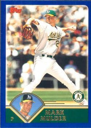 180 Barry Zito - Oakland Athletics - 2003 Topps Baseball