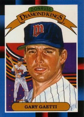 1987 Donruss Diamond Kings Minnesota Twins Gary Gaetti 19 on