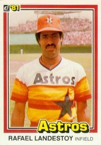  1981 Donruss Baseball Card #24 Terry Puhl