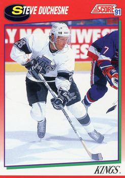 #205 Steve Duchesne - Los Angeles Kings - 1991-92 Score Canadian Hockey