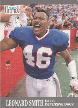 4 Jamie Mueller - Buffalo Bills - 1991 Ultra Football – Isolated Cards