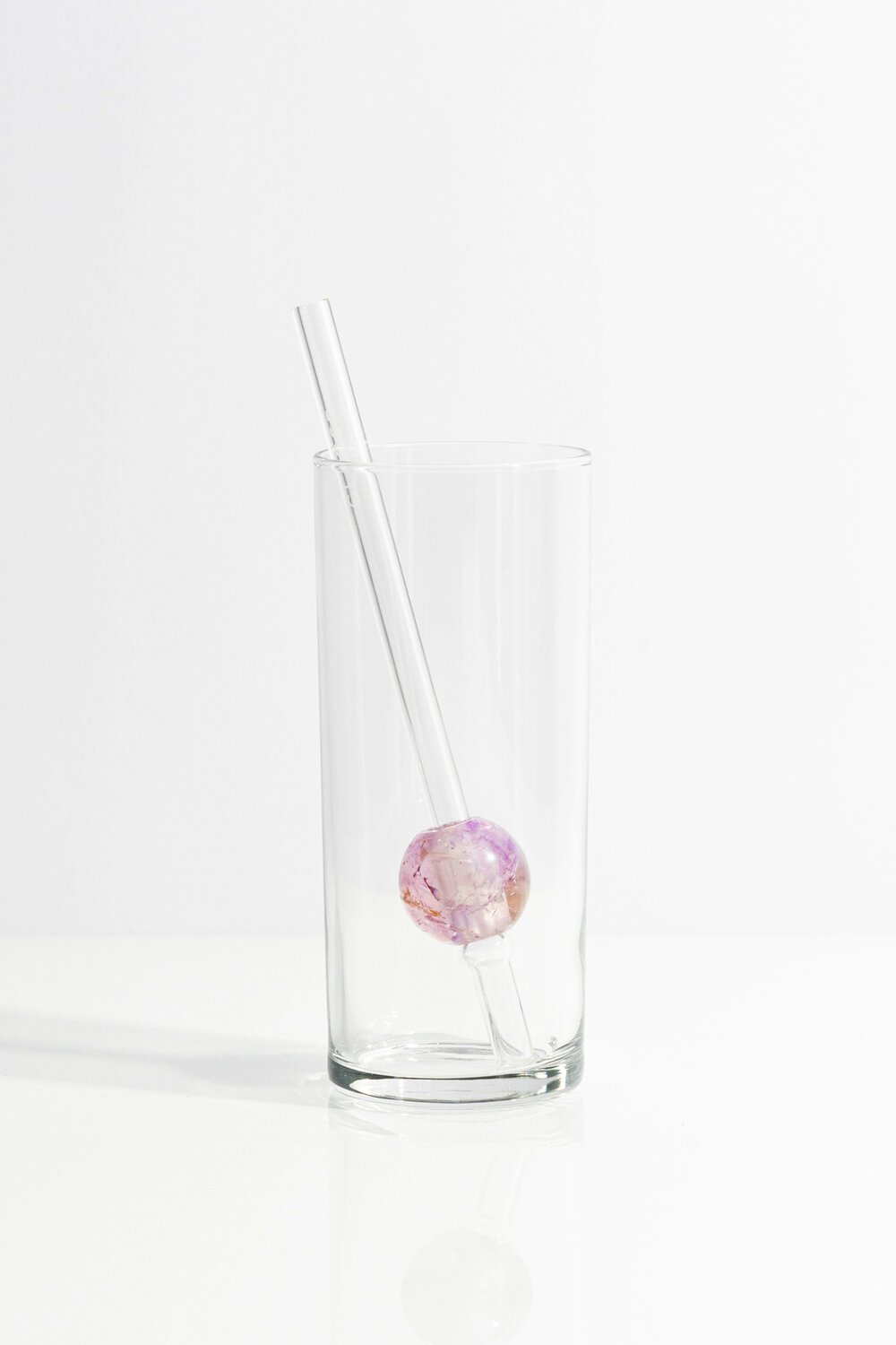 Shop AMETHYST & CLEAR QUARTZ GLASS STRAWS