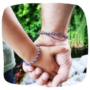 Bracelets complicité père et fille