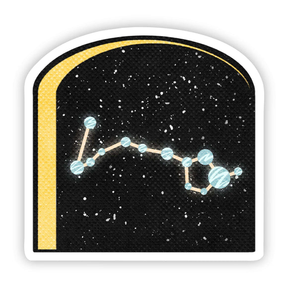 Pisces Constellation Star Zodiac Sticker - 1 pc