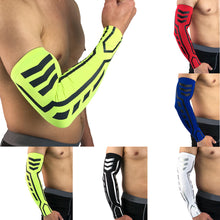 Load image into Gallery viewer, Outdoor Sport Basketball Running Soft Elastic Protective Arm Guard Sleeve Wrap
