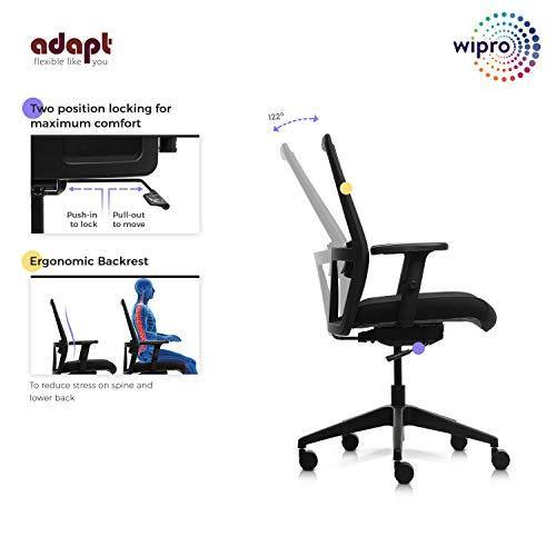 wipro furniture adapt medium back executive ergonomic office chair