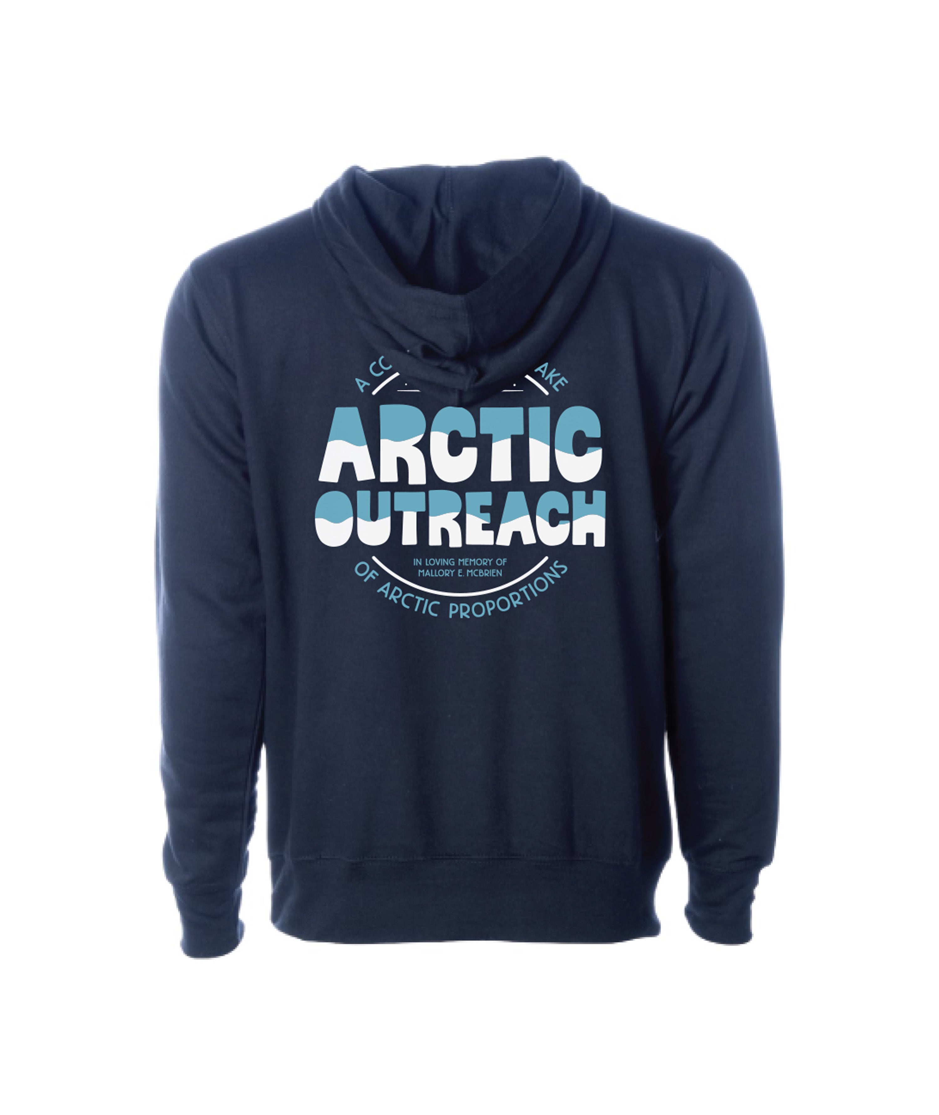 Arctic Outreach Hoodie - Navy - Jetty Rock Foundation product image