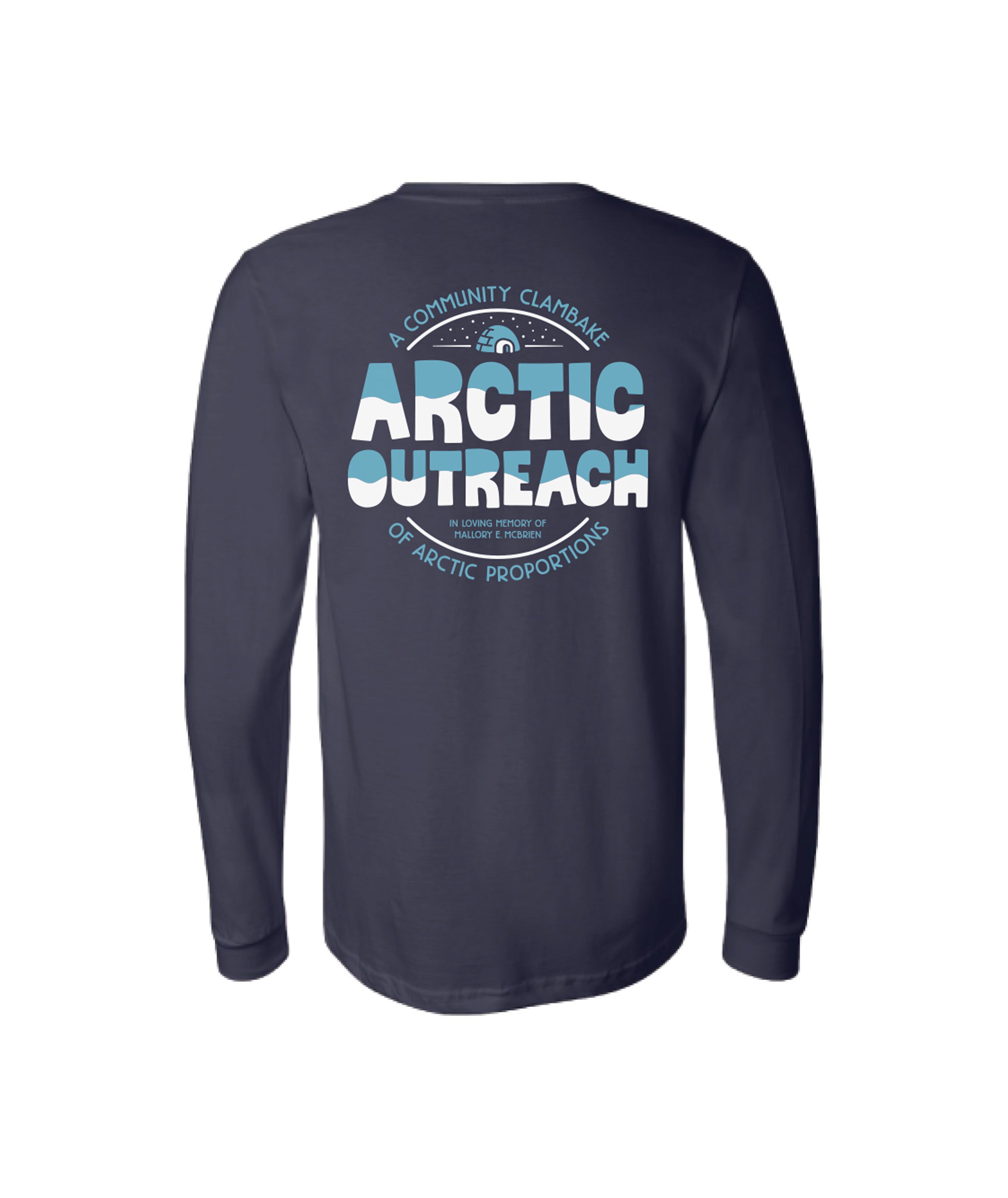 Arctic Outreach Longsleeve - Navy - Jetty Rock Foundation product image