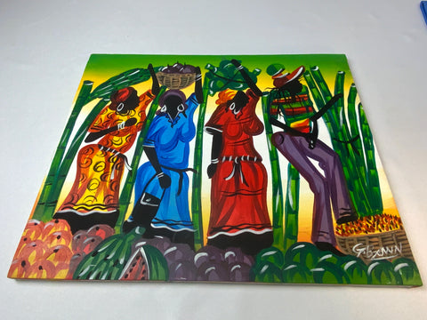 Jamaican Canvas Painting 