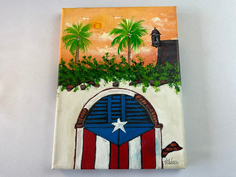 Puerto Rican Canvas Painting 