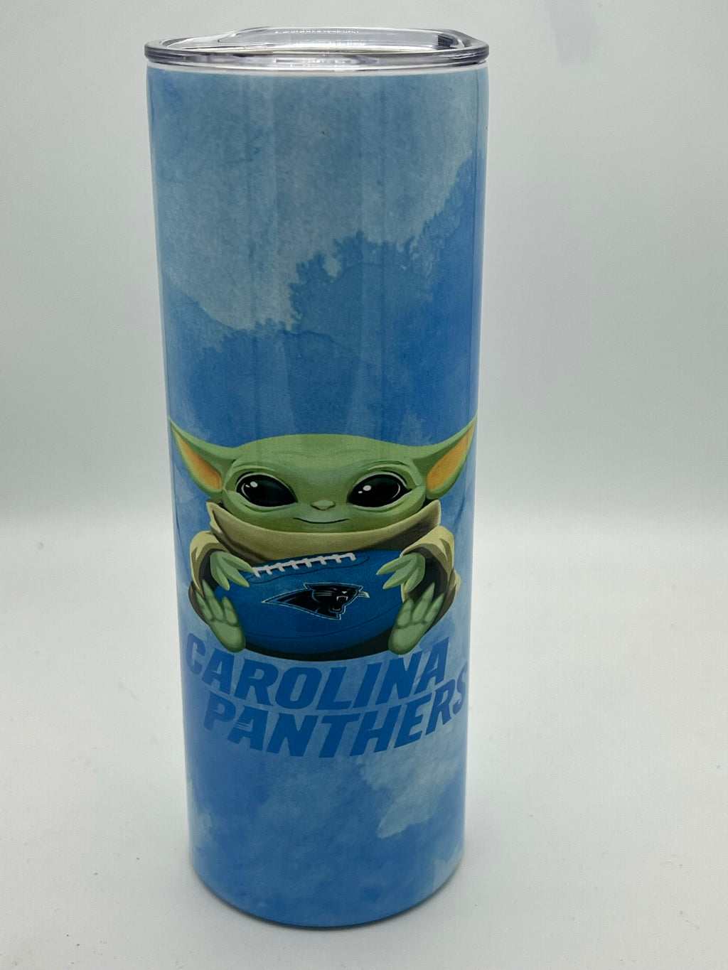 This  Shop Made A Sparkly Baby Yoda Tumbler