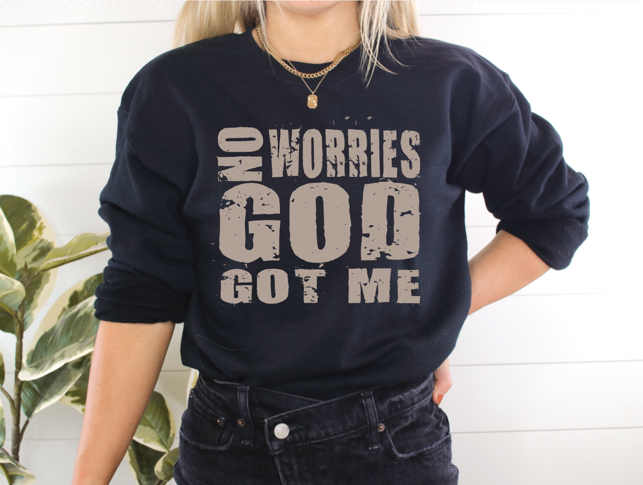 No worries God got me PNG – Design Sisters and Blanks