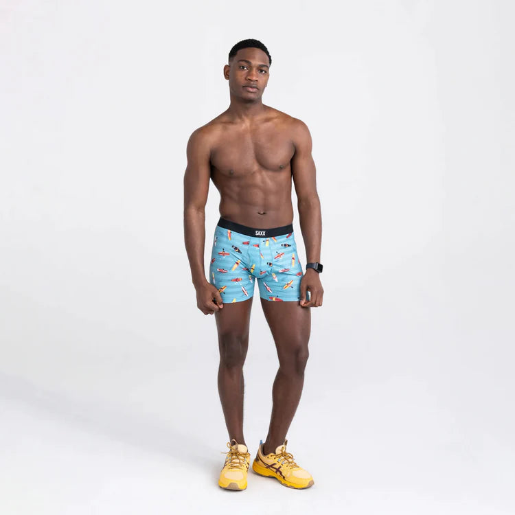 SAXX UNDERWEAR Vibe Boxer Brief 2-Pack (Tropical Wax/Black) Men's Underwear  - ShopStyle
