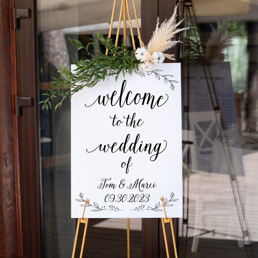 Custom Acrylic Wedding Sign