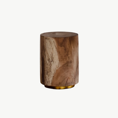 Maho Wooden Stump Stool by Coco Unika