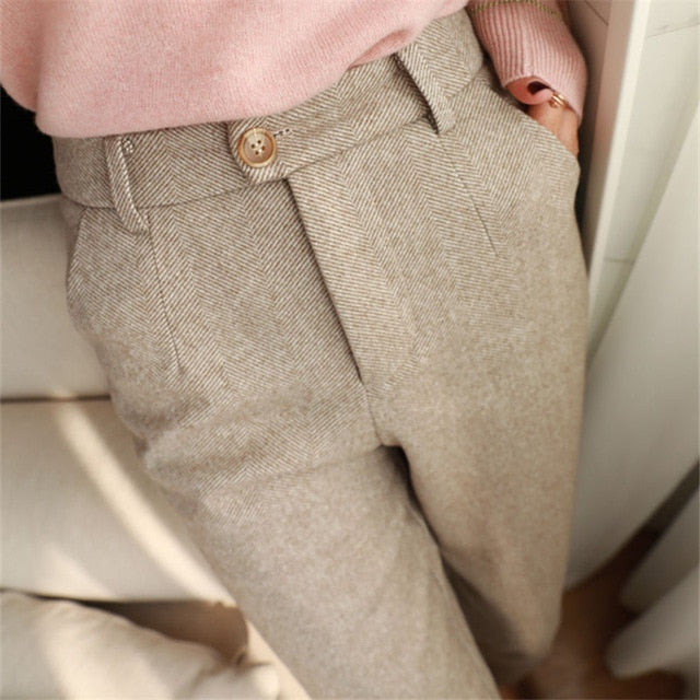 Labrie Plain solid colours Ladies Woolen Pant