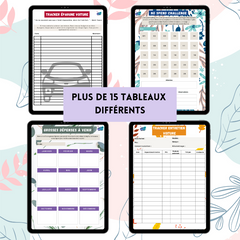 Classeur budget holographique + 6 enveloppes A6 – GereTonBudget