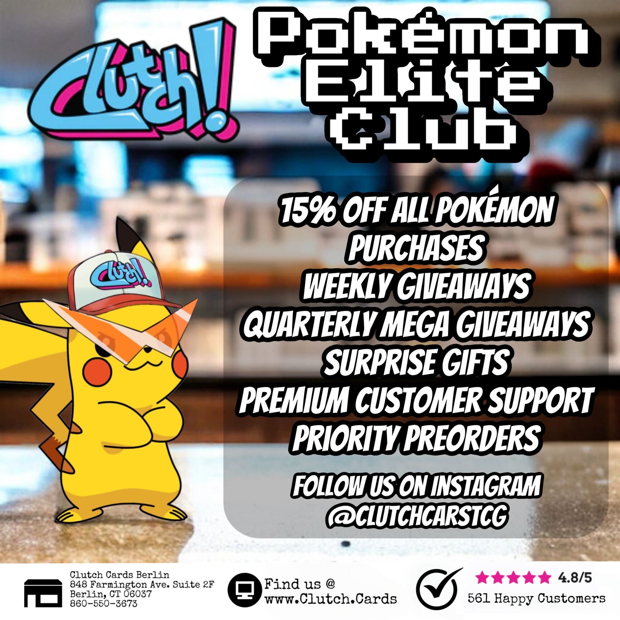 Clutch Pokémon Elite Club