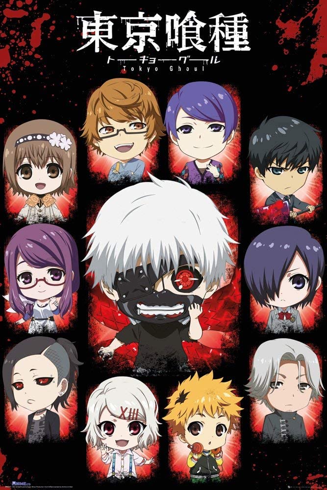 Tokyo Ghoul:re - Cast Collage - Anime Poster (24 x 36 inches