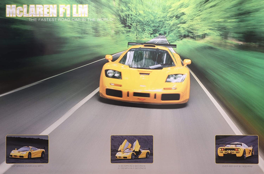 Ferrari F50 - Sports Car Poster (24 x 36 inches) – Imaginus Posters