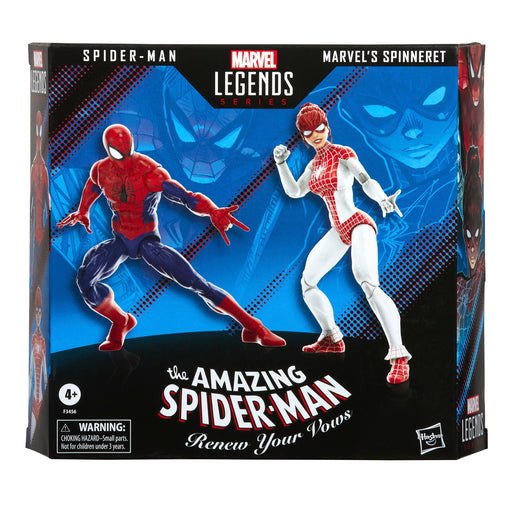 Marvel Legends Series Spider-Man 60th Anniversary Amazing Fantasy Spider-Man  6-Inch Action Figures, 9 Accessories - Marvel