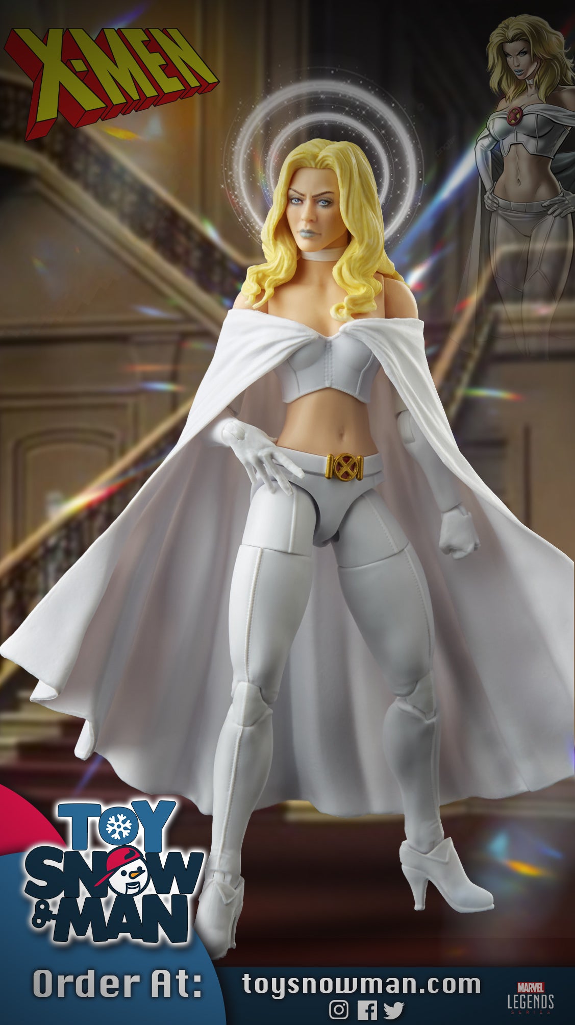 Marvel Legends Series Emma Frost Astonishing XMen Figure (Preorder Q3