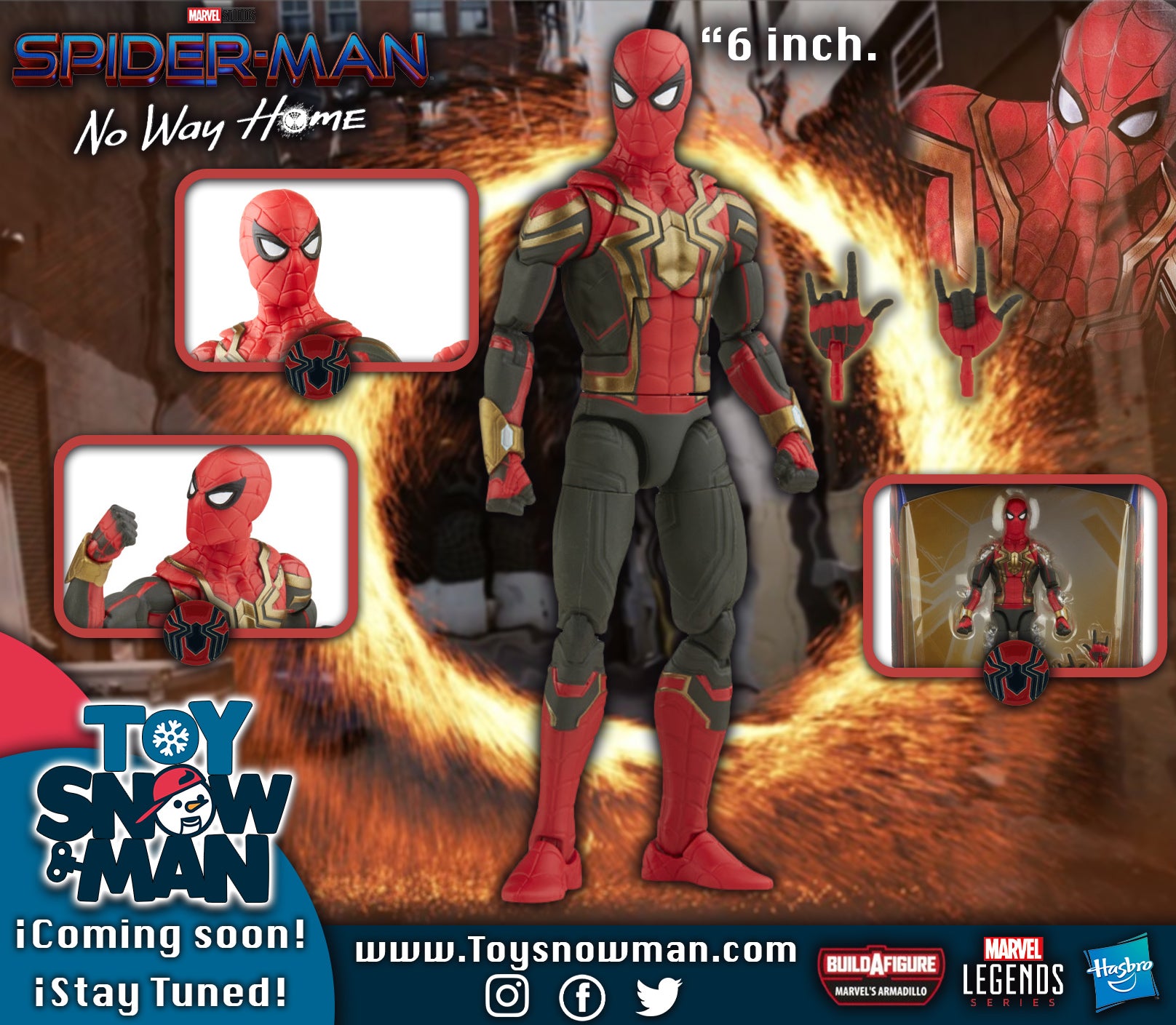 marvel legends integrated suit spiderman