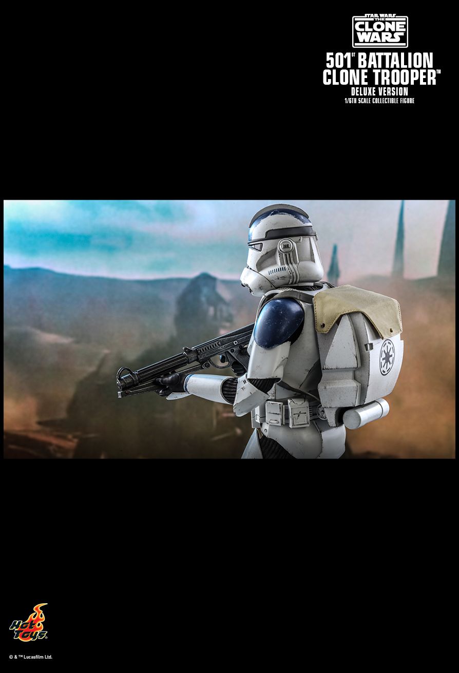 501st Battalion Clone Trooper 501 Deluxe Version Sixth Scale Figure By Hot Toys Toy Snowman 