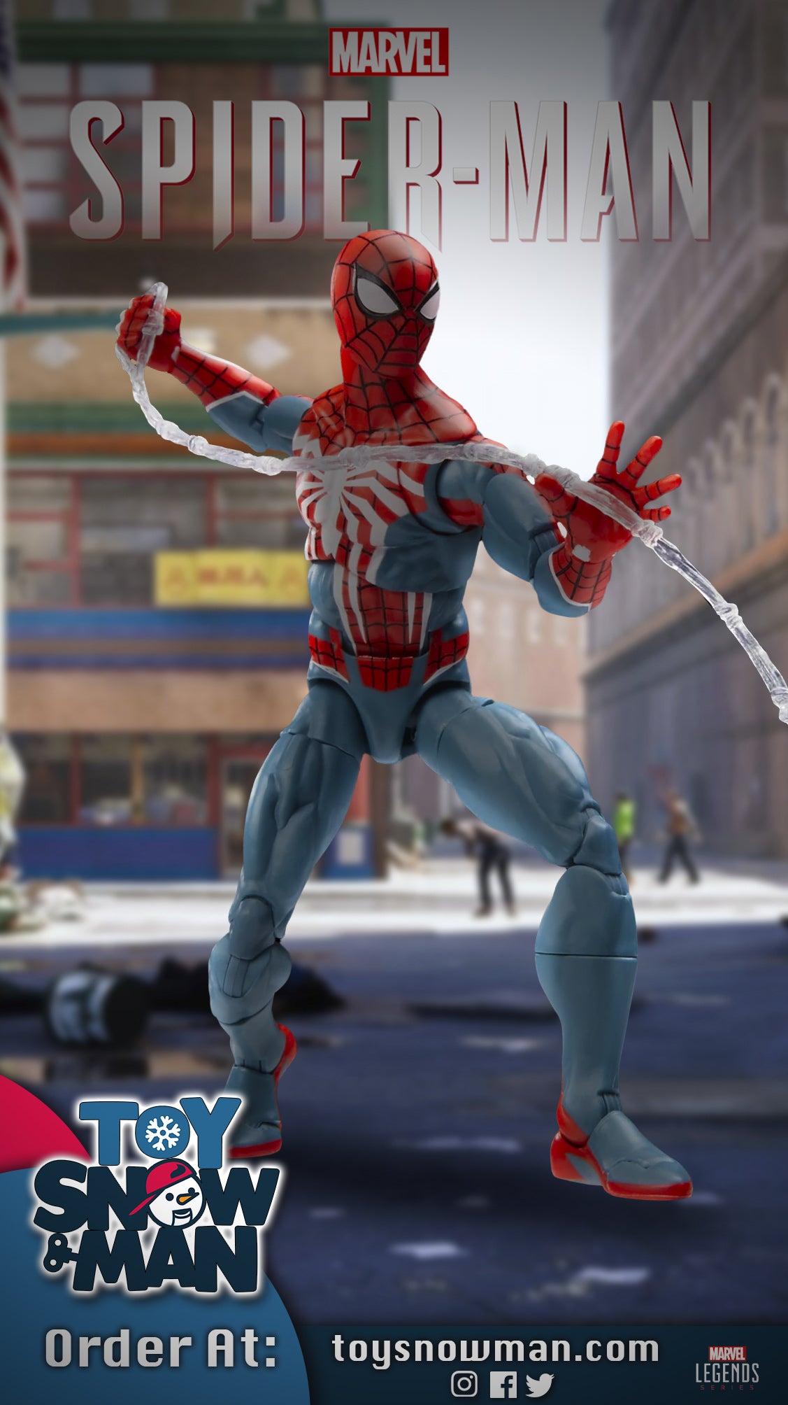 Marvel Legends Gamerverse Spider-Man (Preorder August 2023) | Toy Snowman