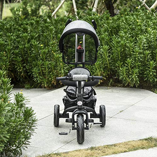 homcom 3 in 1 baby tricycle