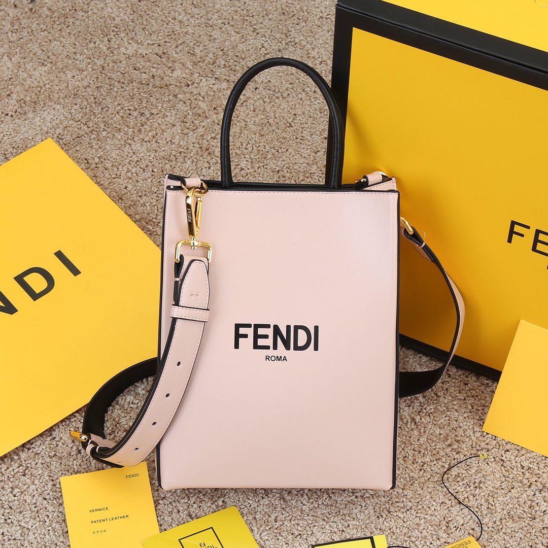 FENDI WOMEN'S 2021 NEW ARRIVALS SHOPPING BAG HANDBAG SHOULDER BAG