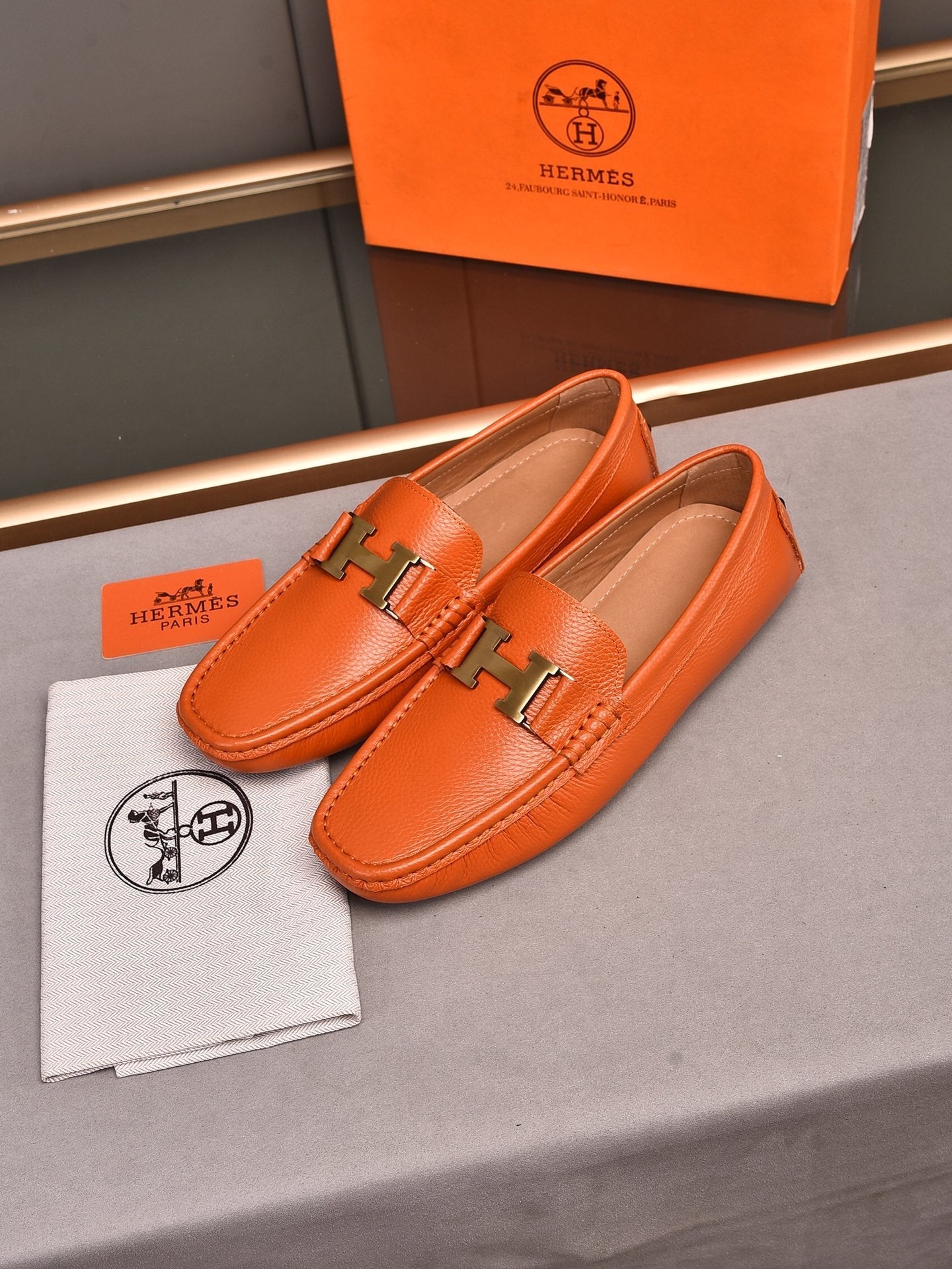 Hermes Men's 2022 NEW ARRIVALS Loafers Shoes
