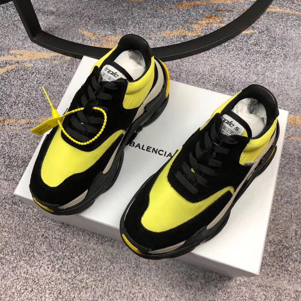 Balenciaga Women's Leather Triple S 2.0 Sneakers Shoes