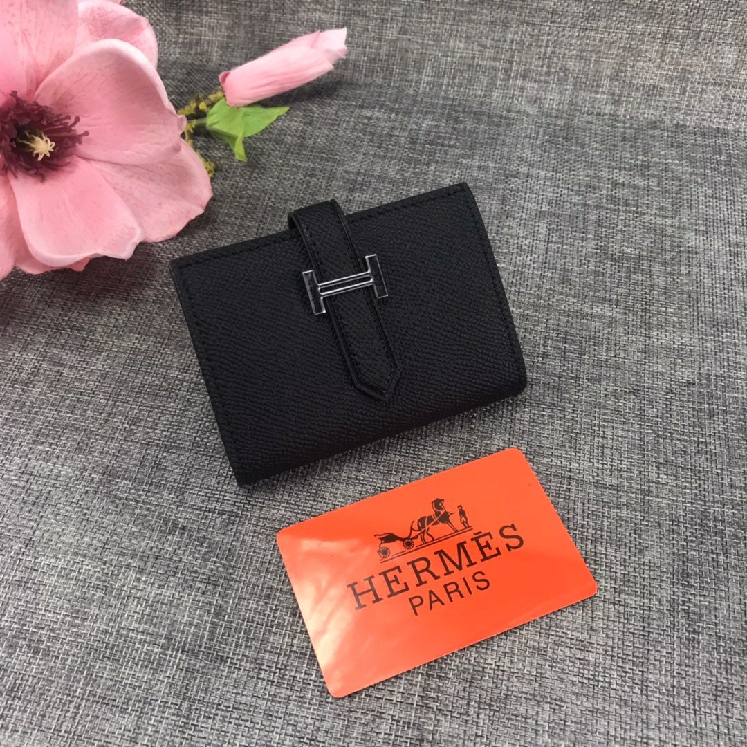 HERMES WOMEN'S LEATHER WALLET