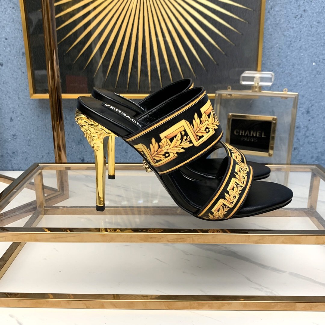 Versace Women's 2021 NEW ARRIVALS High-heeled Sandals Shoes