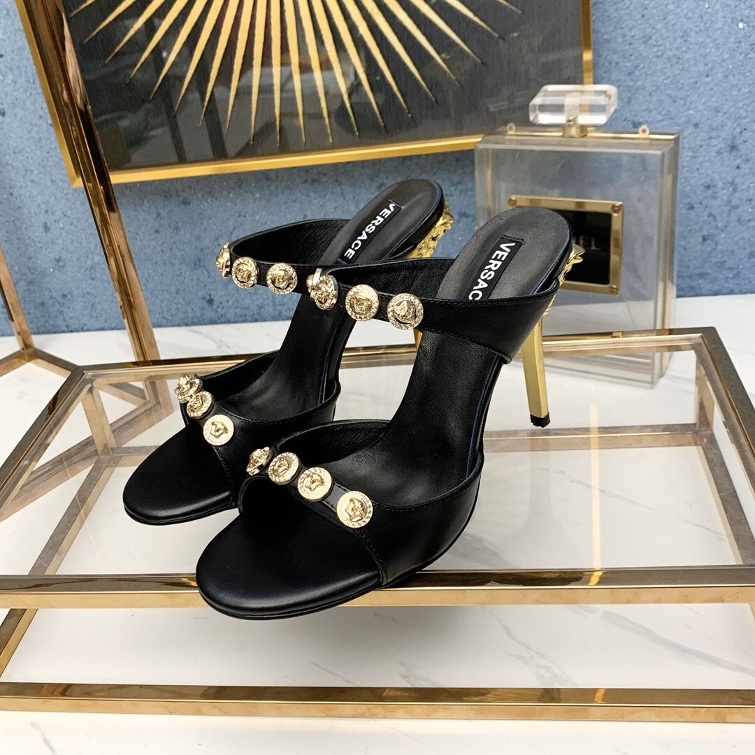 Versace Women's 2021 NEW ARRIVALS High-heeled Sandals Shoes