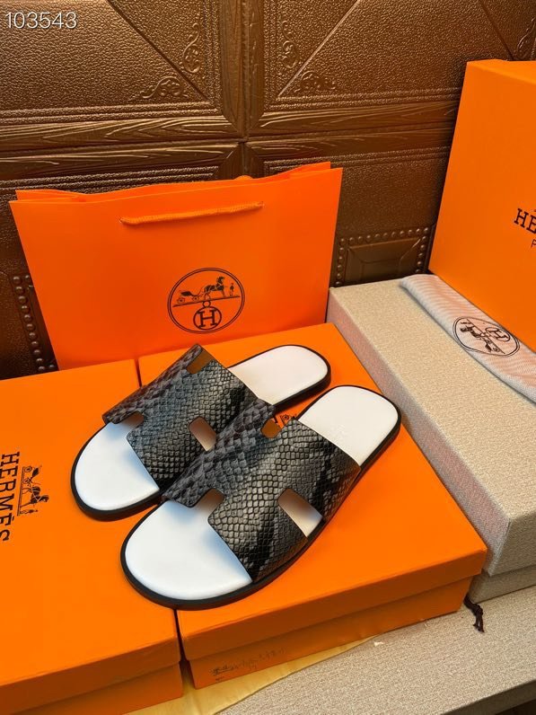 Hermes Men's 2021 NEW ARRIVALS Slippers Sandals Shoes