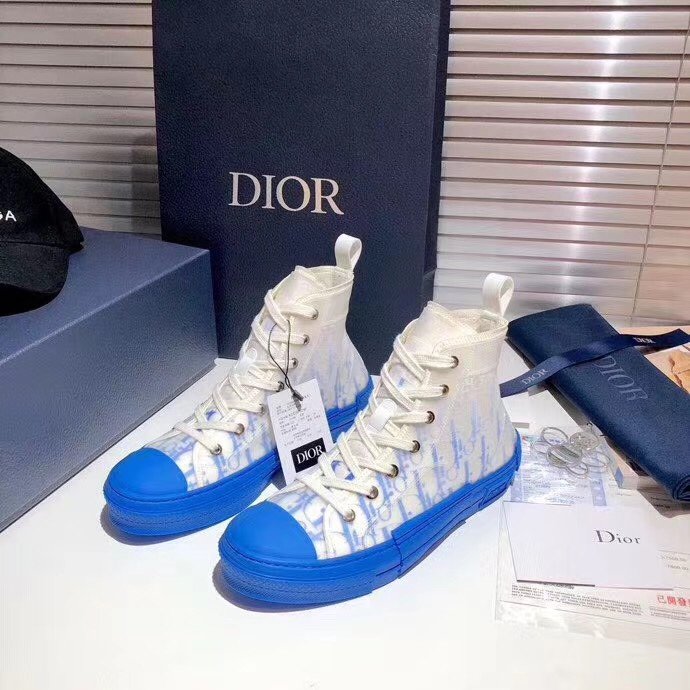 Dior Men's And Women's 2021 NEW ARRIVALS B23 High Top Sneakers Shoes