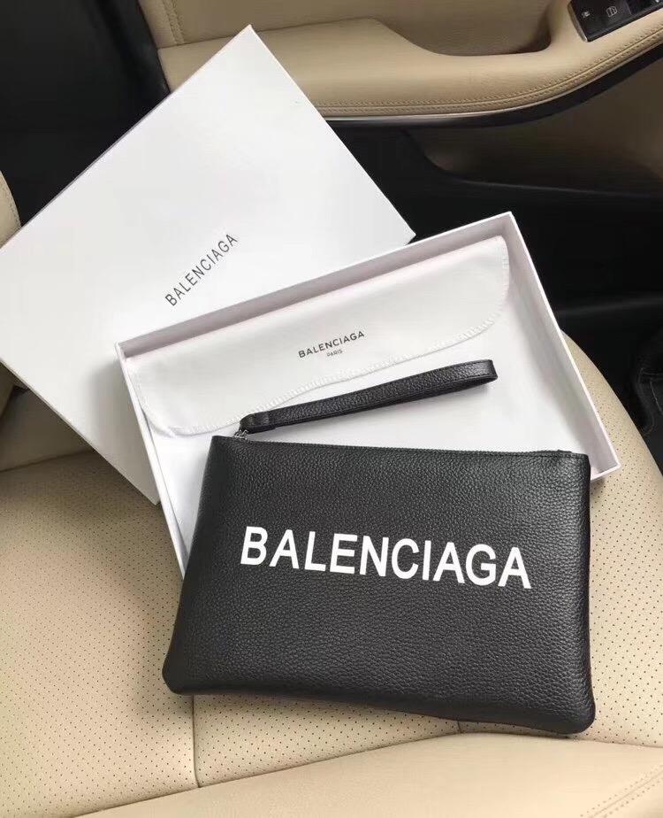 BALENCIAGA 2018 HOT STYLE LEATHER ZIPPER HAND BAG