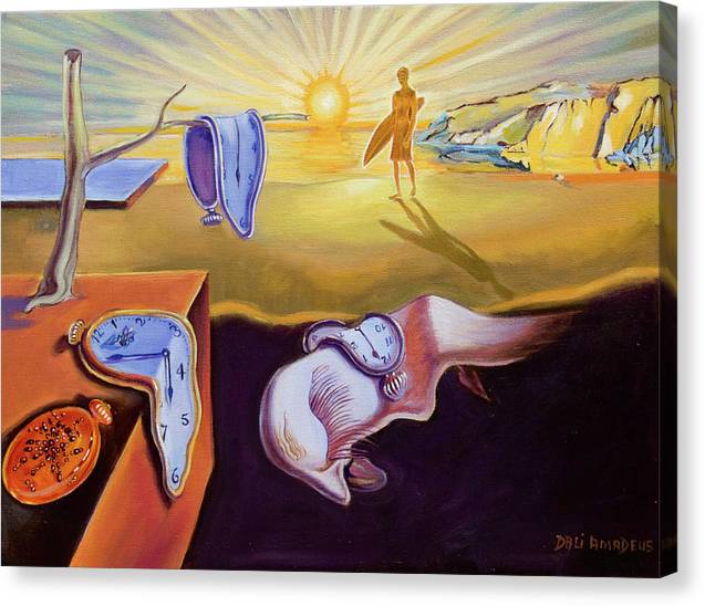 The persistence of memory-Amadeus series - Canvas Print