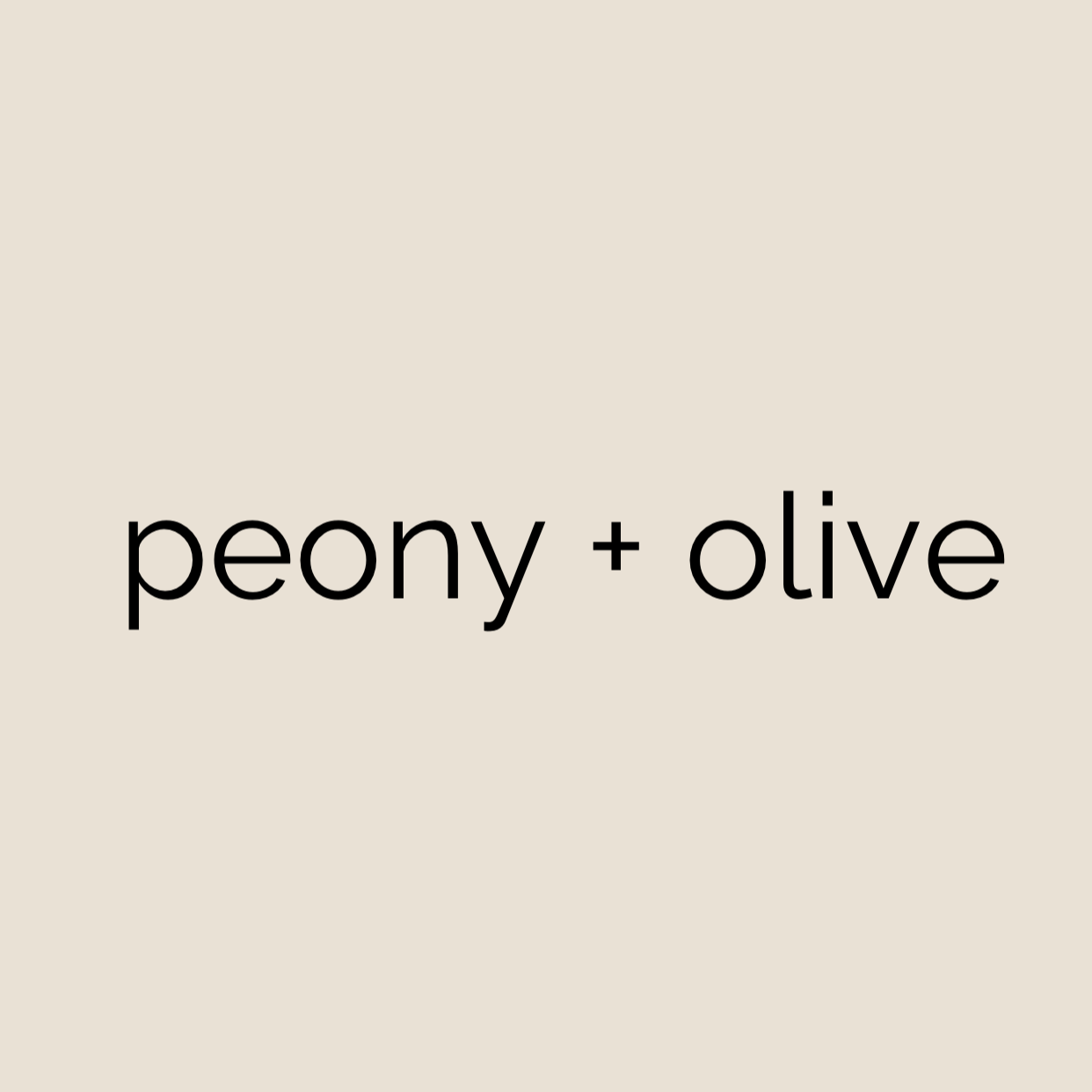 peony + olive