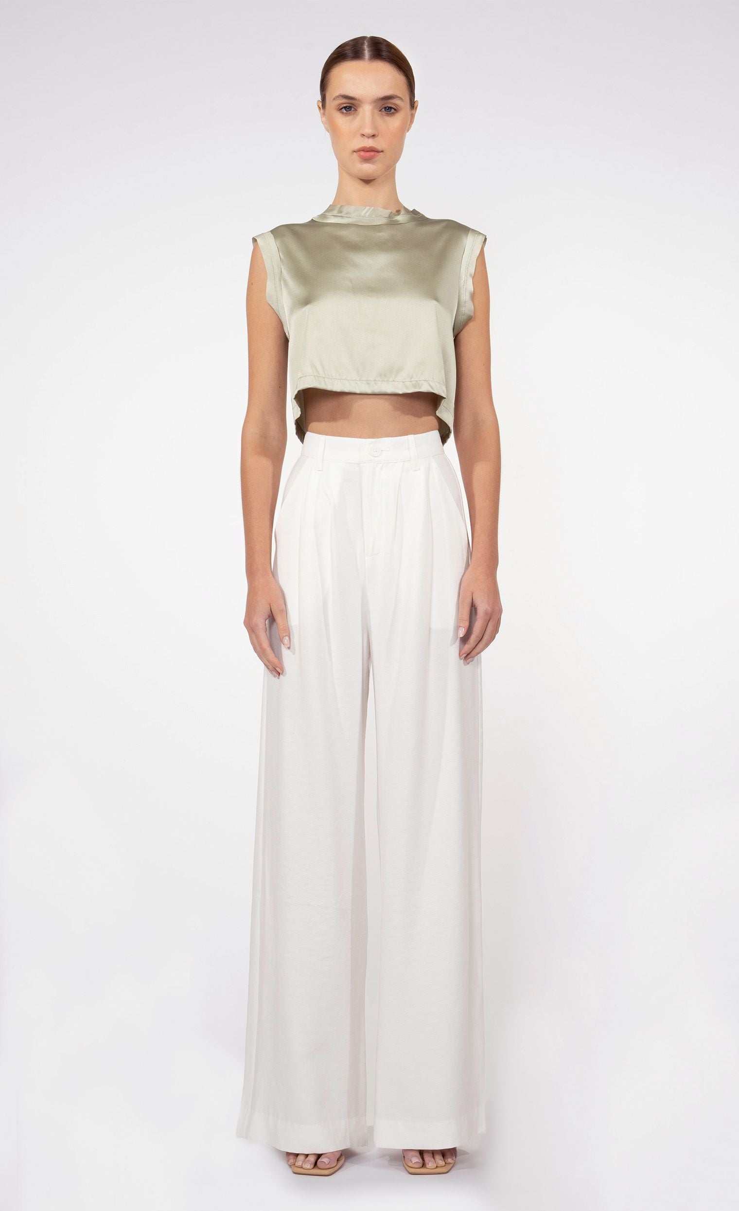 Mel Crop - Sage