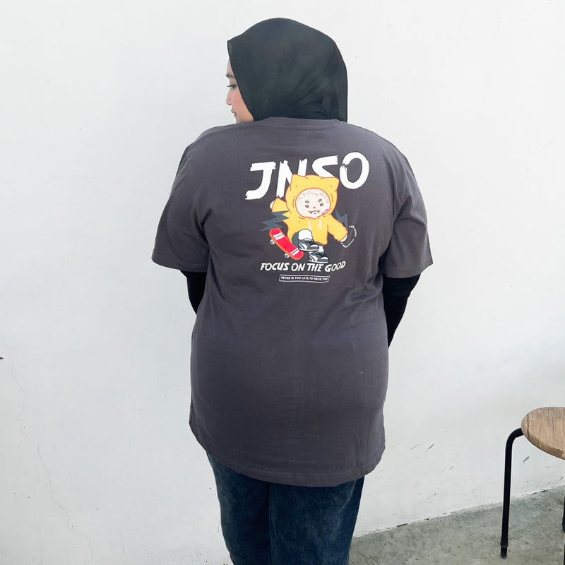 JINISO Big Size T-Shirt GENJIO Focus Oversize Tee | Kaos