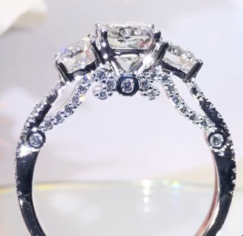 Chandelier Engagement Ring