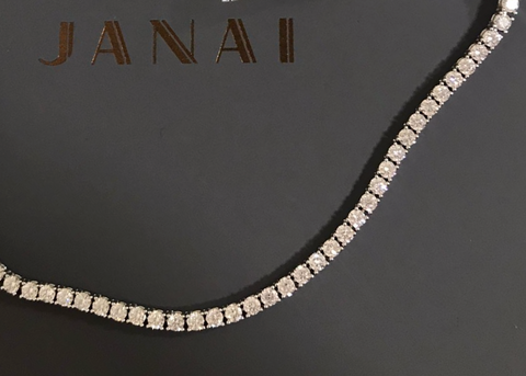 diamond tennis necklace