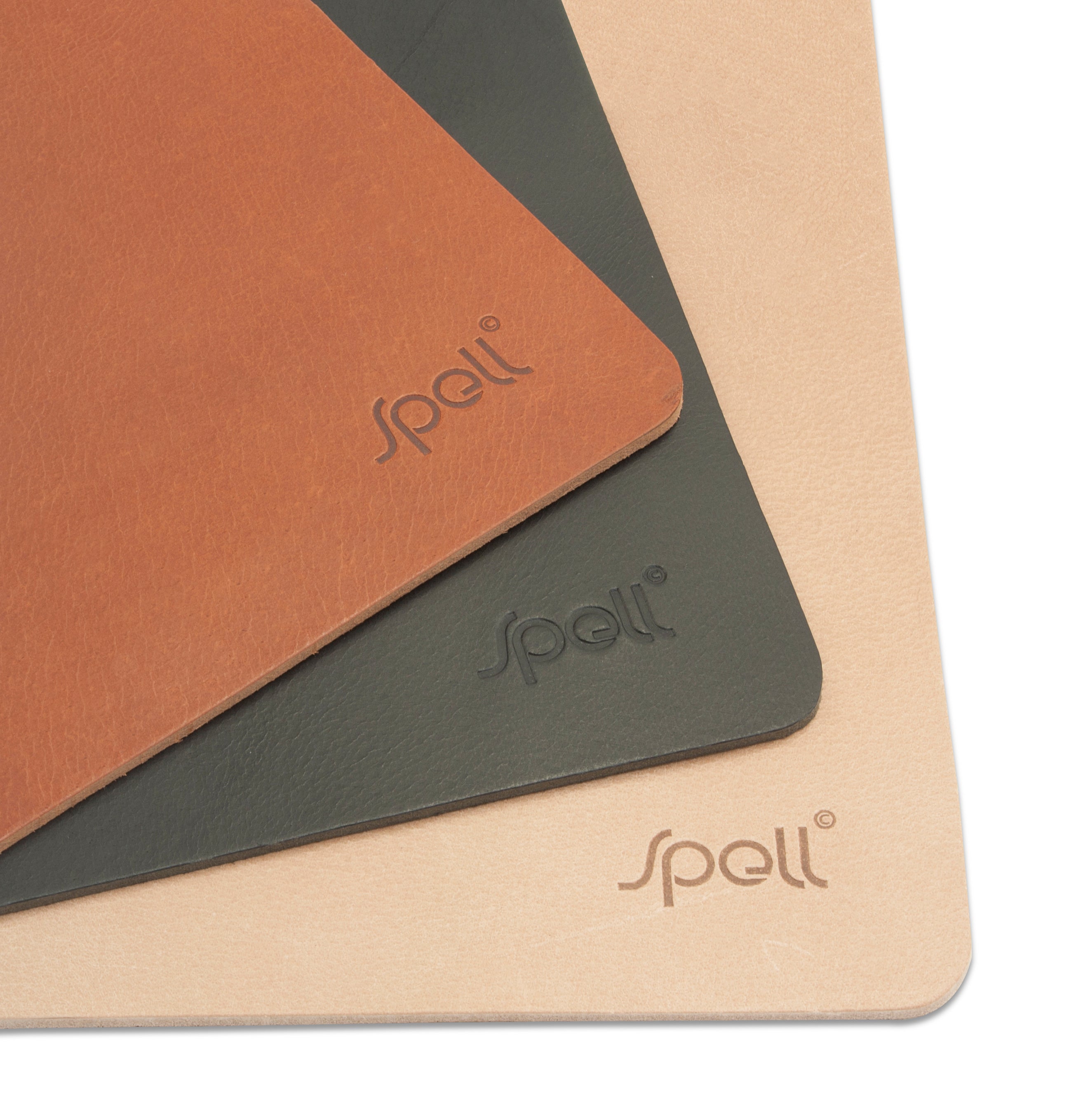 Premium Leather Desktop Pad Spell